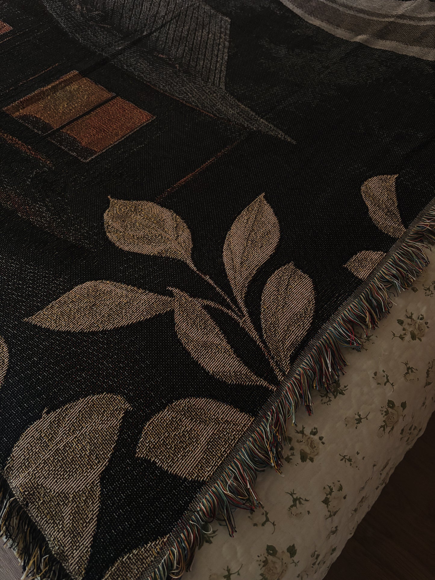 The Cabin tapestry blanket