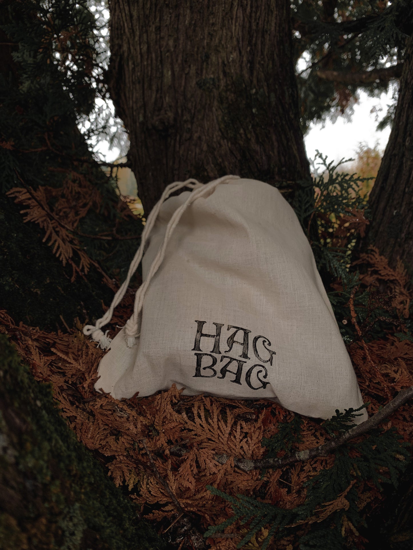 Hag bag screen printed trinket bag