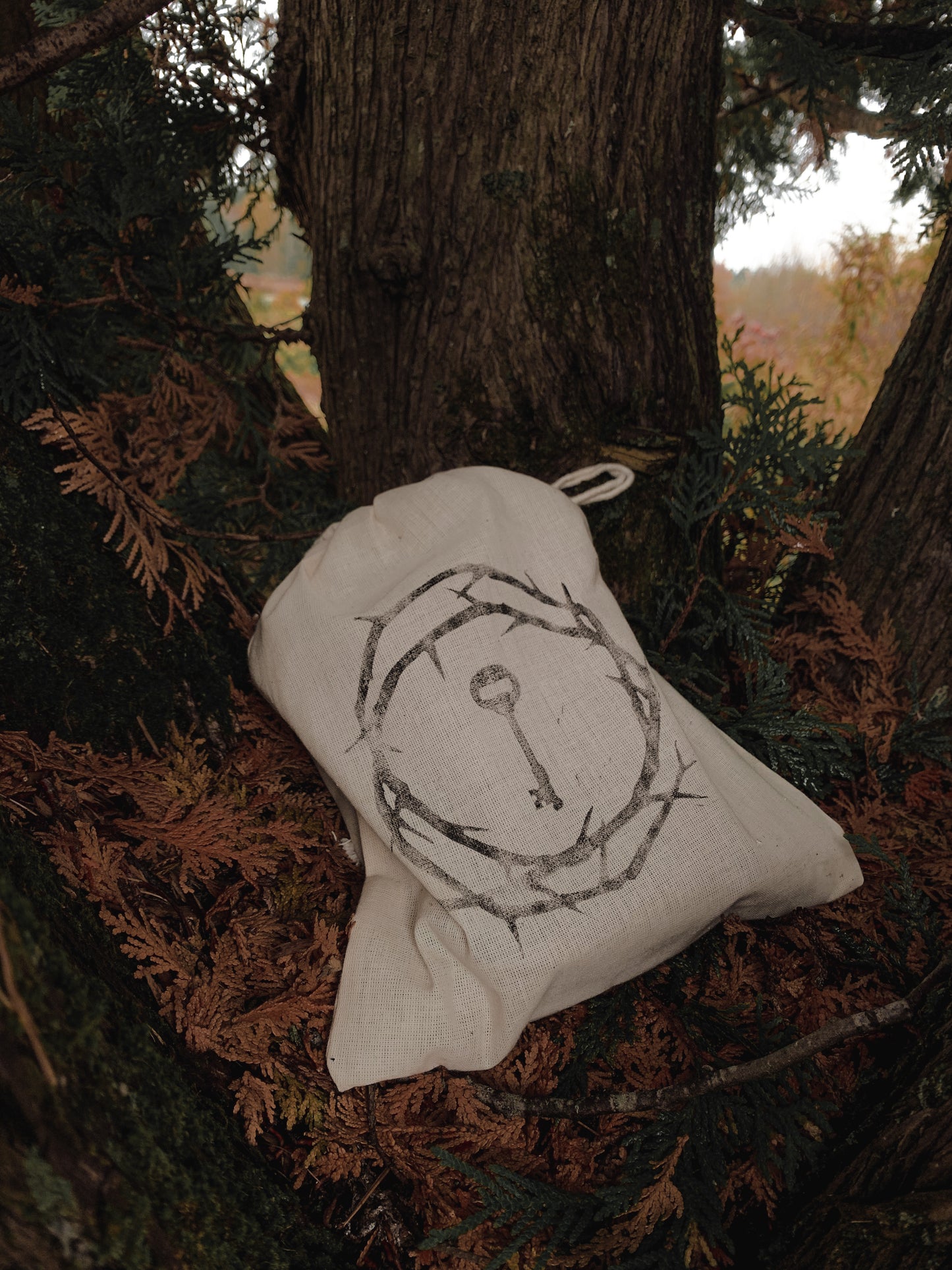 Hag bag screen printed trinket bag