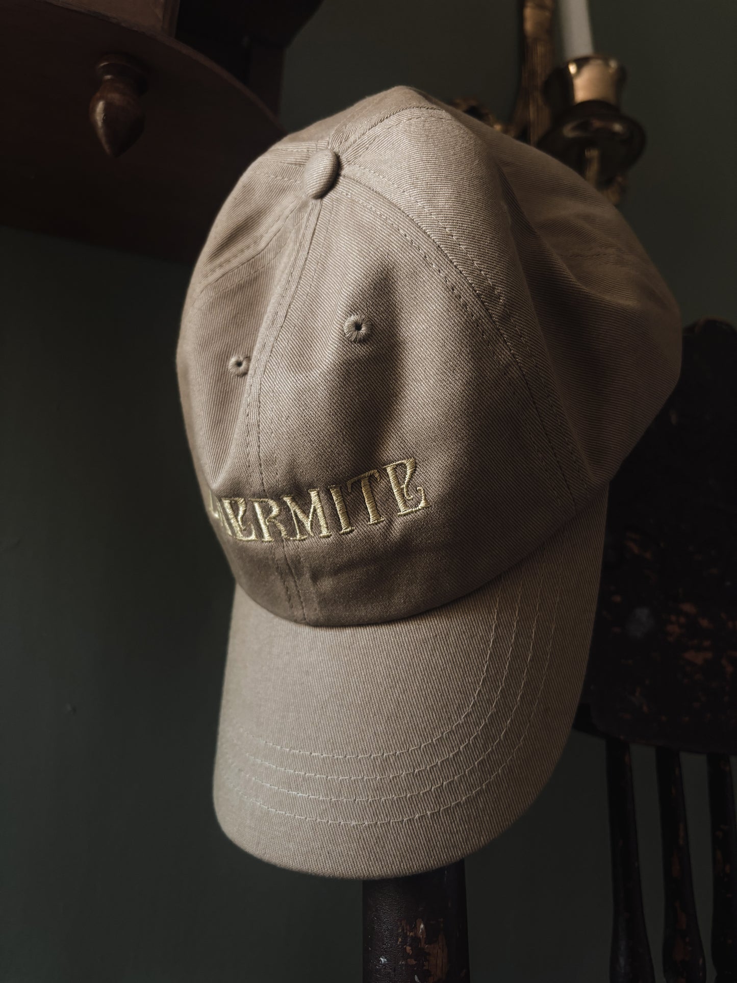 Tarot inspired L’hermite embroidered dad hat