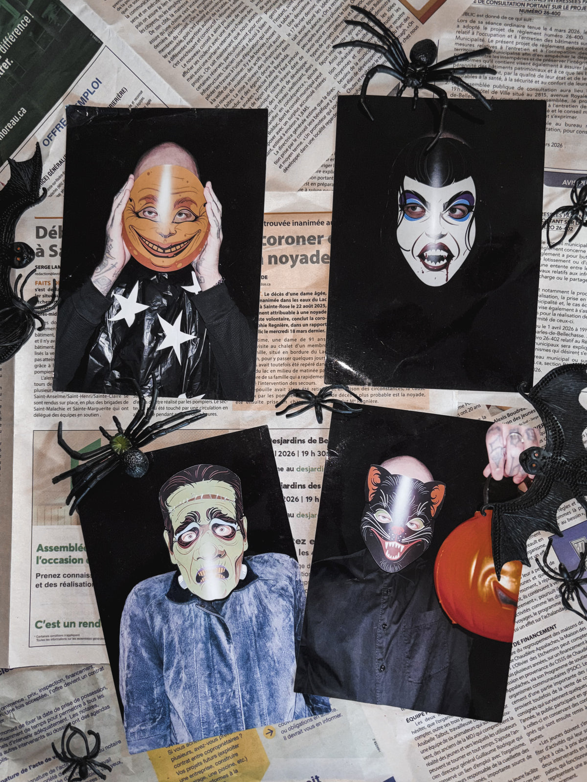 Cardboard Masks • serie #2