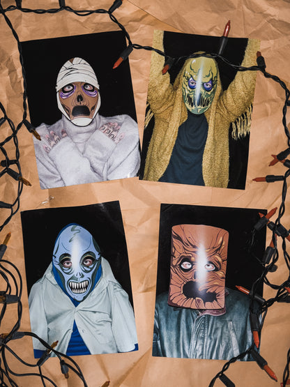 Cardboard Masks • serie #4