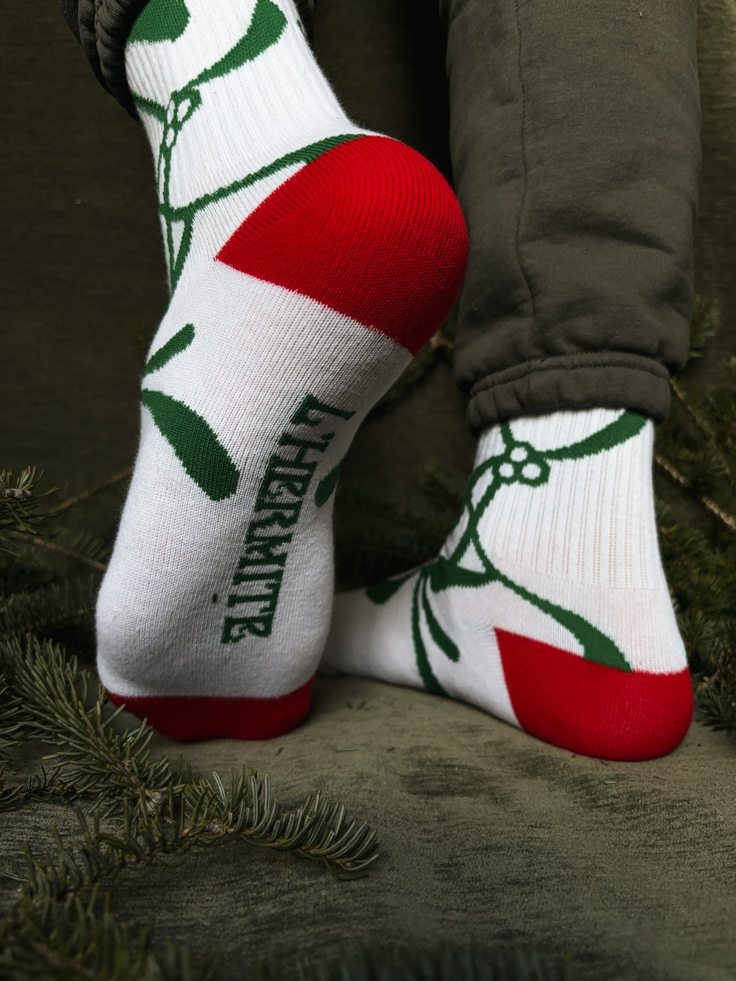 Mistletoe socks