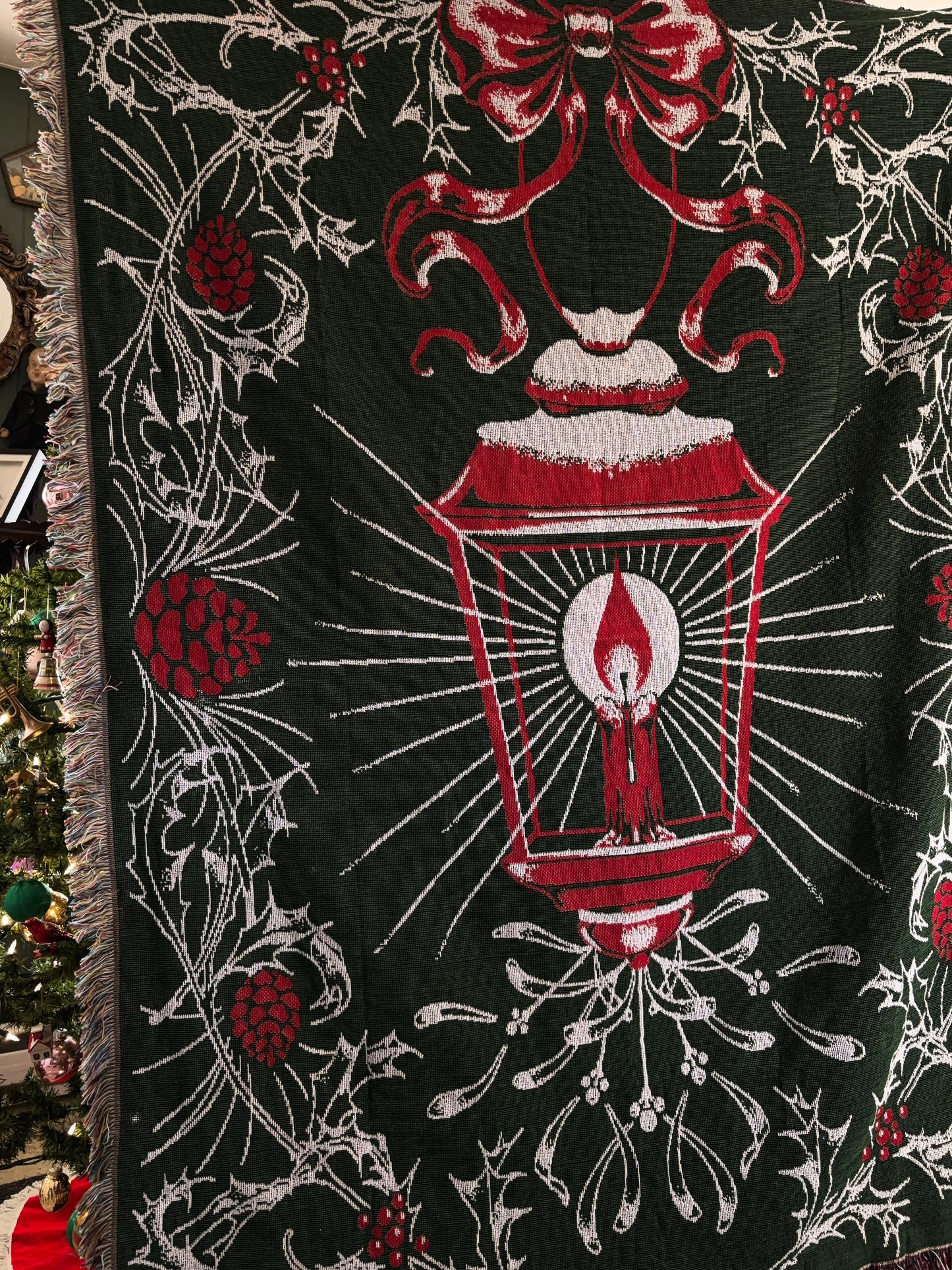 A Christmas Carol tapestry blanket