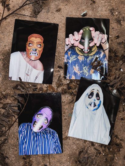 Cardboard Masks • serie #3