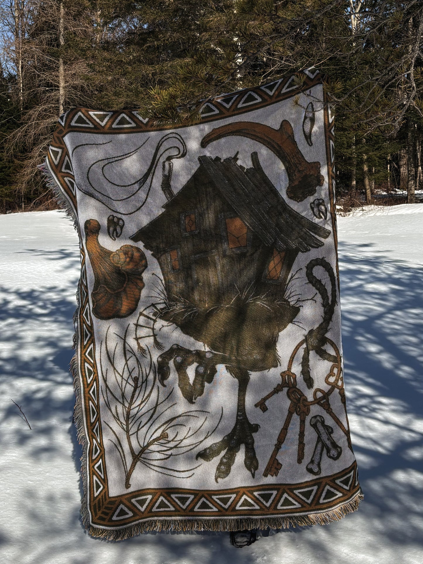 Baba Yaga • Tapestry blanket