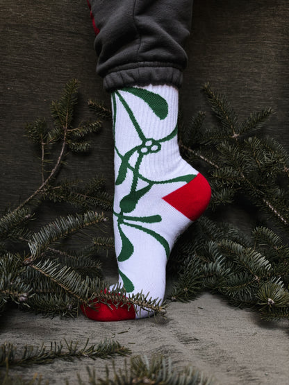 Mistletoe socks