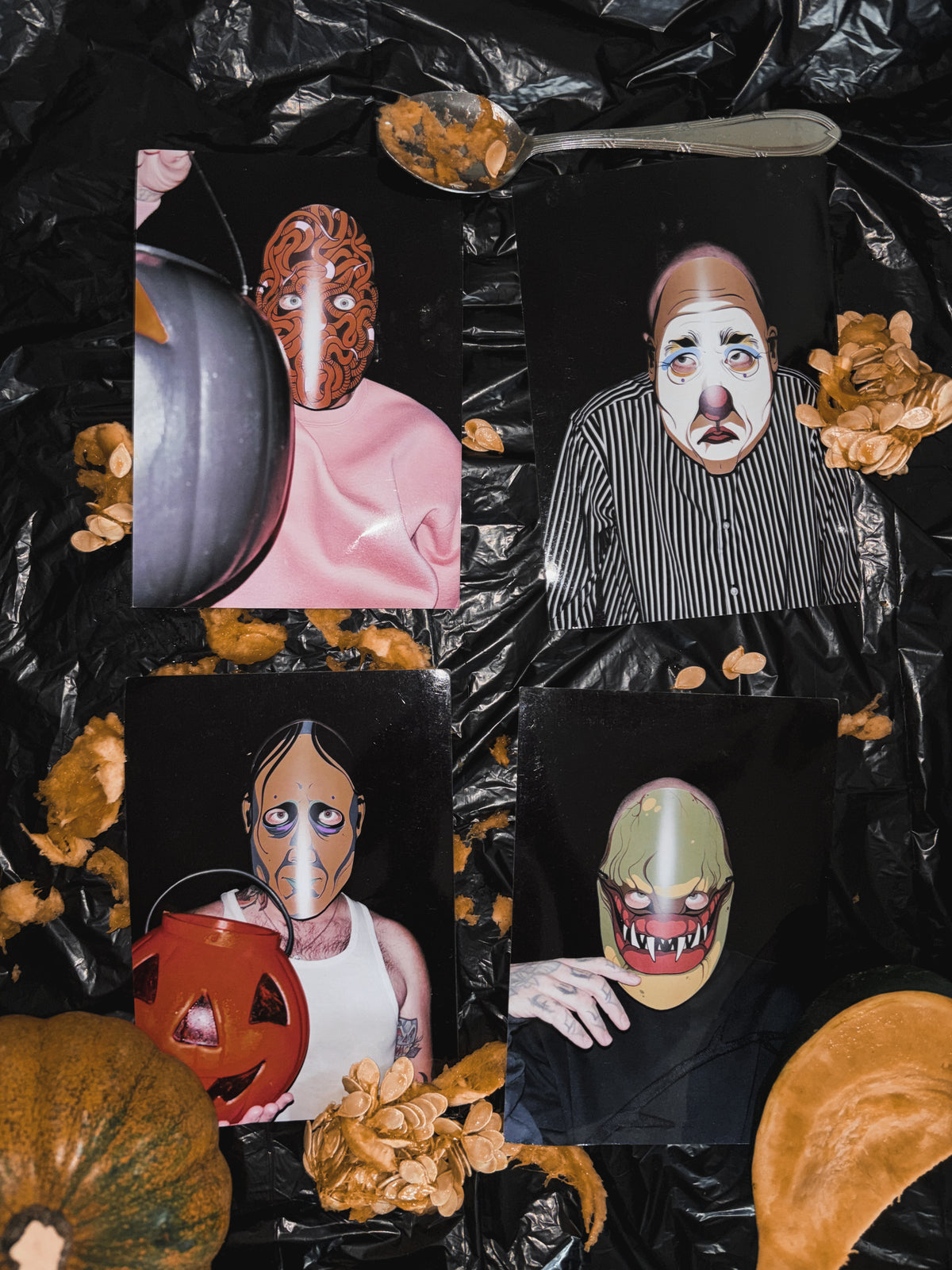 Cardboard Masks • serie #5