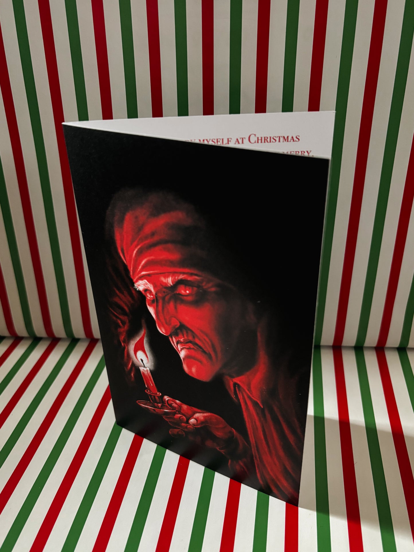 Scrooge greeting card