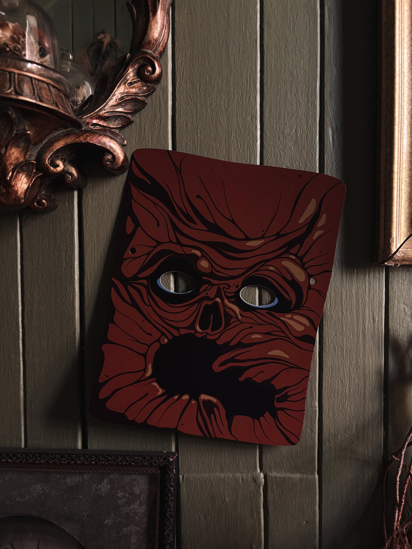 Cardboard masks serie #4