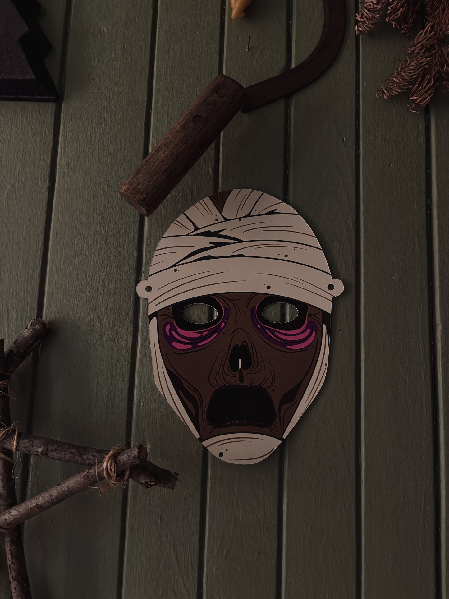Cardboard masks serie #4